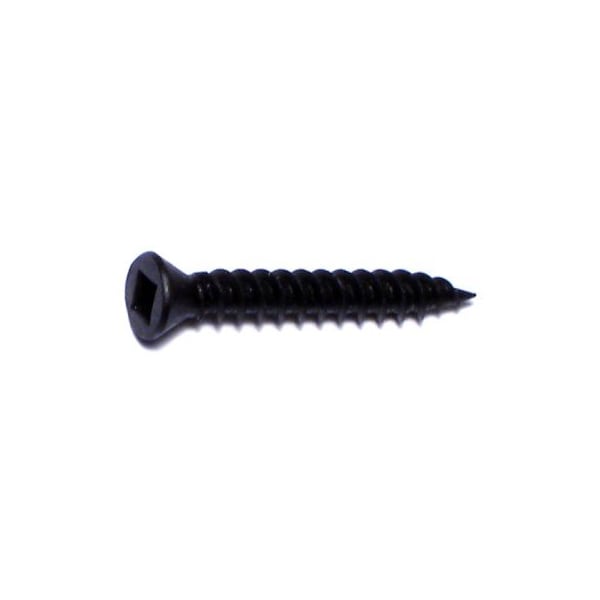 Buildright Drywall Screw, 6 x 1 in, Steel, Trim Head Square Drive, 357